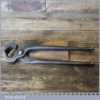 Vintage 8 ½” Upholstery Pincers Sharpened In Good Condition