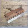 Antique William Madox 18th C Standing Fillister Moulding Plane