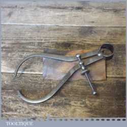 Vintage Moore & Wright 7” Spring Caliper Outside Dividers - Good Condition