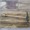 Vintage Jewellers Cross Pein Hammer Bulbous Handle - Good Condition