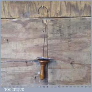 Antique Treen Shopkeepers Receipt Hook Nice turned Handle - Good Condition Antique Treen Shopkeepers Receipt Hook Nice turned Handle - Good Condition