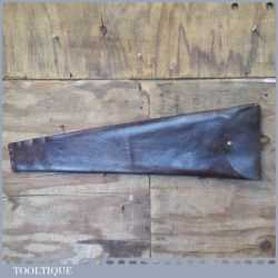 Scarce Vintage Bona Allen Tannery Buford USA Leather Handsaw Sheath