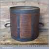 Vintage Iron Framed Half Bushel Grain Measuring Pot GR 1936-1952