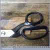 Vintage Quality Pair Of 11” Tailor’s Shears Or Scissors - Sharpened