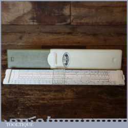 Vintage Walco Slide Rule With Case - Good Condition