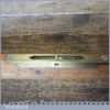 Vintage I & D Smallwood Boxwood Brass 12” Calibrated Spirit Level Original Bubble