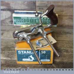 Vintage Boxed Stanley No: 50 Combination Plough Plane - Fully Refurbished