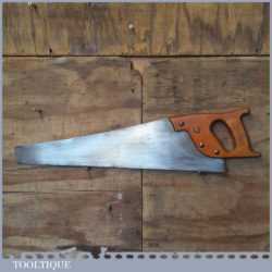 Vintage Spear & Jackson 22” Cross Cut Panel Handsaw 9 TPI - Sharpened