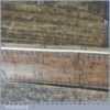 Unusual Vintage Lufkin Rule USA 24” Brass Bound Boxwood Ruler
