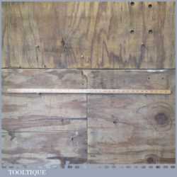 Vintage Rulex No: 369 Metric Imperial Boxwood Yardstick Ruler - Good Condition