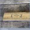 Vintage Rulex No: 369 Metric Imperial Boxwood Yardstick Ruler - Good Condition