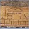 Vintage William Armstrong Boxwood Brass Draper’s Yardstick Ruler - Good Condition