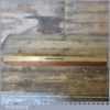 Vintage J. Rabone Mahogany Brass 18” Spirit Level - Good Condition