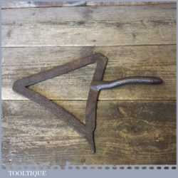Rare 18th Century Antique Slaters Triangular Roof Tile Trimming Tool