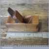Antique Shipwright’s Beechwood Spar Or Mast Plane - Good Condition
