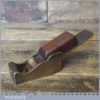 Antique Gunmetal Chariot Plane Mahogany Wedge - Good Condition