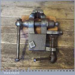 Antique Jewellers Cast Steel Bench Vice 2 ½” Jaws - Good Condition