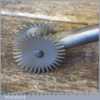 Vintage Morrall’s leatherworking Stitch Pricking Twin Wheel Tool - Good Condition