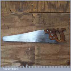 Vintage Disston USA  22” Rip Saw 5 TPI - Fully Refurbished Sharpened