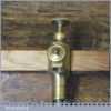 Scarce Vintage Pair W Marples Shamrock 5” Brass Trammel Points