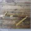 Vintage 12” Boat Builders Shipwright’s Hardwood Brass Double Folding Bevel