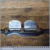 Vintage J Siegley USA Double Cast Steel Spokeshave Flat And Round Faces