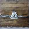 Vintage E Preston Decorative Flat Soled Adjustable Spokeshave Original Iron
