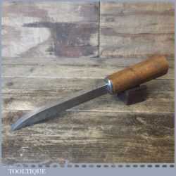 Rare Antique 18th C John Green 5/8” Cast Steel Mortice Chisel - Sharpened Honed