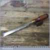 Vintage W. Marples Pattern Makers 1” Bevel Edge Paring Chisel - Sharpened Honed
