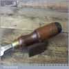Vintage W. Marples Pattern Makers 1” Bevel Edge Paring Chisel - Sharpened Honed