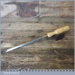 Vintage W Marples Pattern Makers 1/2” Bevel Edge Paring Chisel - Sharpened Honed