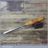 Vintage Carpenter’s 3/8” Bevel Edge Chisel Beechwood Handle - Fully Refurbished