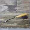 Vintage James Howarth 3/8” Spoon Bit Wood Carving V Parting Chisel