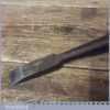 Vintage Old 15/16” Signed Japanese Laminated Forge Steel Mortice Chisel