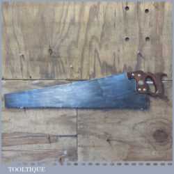 Antique 28” C E Jennings USA 1878-1932 Rip Saw 2 ½ TPI - Refurbished Sharpened