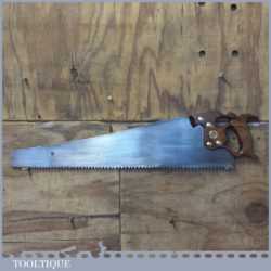 Vintage 26” Henry Disston Philadelphia USA D8 Rip Saw TPI - Refurbished Sharpened