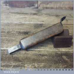 Vintage Cobbler’s Leatherworking Double Edge Iron - Good Condition