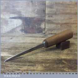 Vintage Mawhood 7 /32” Cast Steel Mortice Chisel - Sharpened Honed