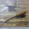 Vintage Mawhood 7 /32” Cast Steel Mortice Chisel - Sharpened Honed