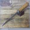 Vintage S Tyzack 1/4” Cast Steel Mortice Chisel - Sharpened Honed