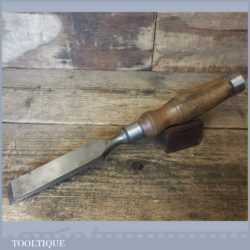 Vintage Carpenter’s 1” Heavy Duty Flat Firmer Chisel - Sharpened Honed