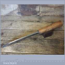 Antique Samson 1/4” Cast Steel Mortice Chisel - Sharpened Honed