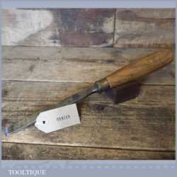 Vintage Carpenter’s 1/2” Firmer Chisel Oak Handle - Sharpened Honed