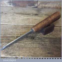 Vintage Muntz 3/16” Cast Steel Mortice Chisel - Sharpened Honed