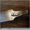 Vintage GTL Carpenter’s 1” Firmer Chisel Boxwood Handle - Sharpened Honed