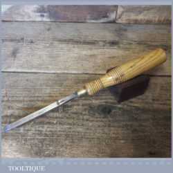 Vintage I Sorby Carpenter’s 1/4” Firmer Chisel Ash Handle - Sharpened Honed