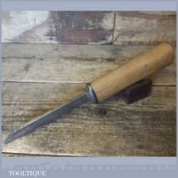 Thomas Ibbotson Carpenter’s 5/16” Cast Steel Mortice Chisel Beechwood Handle - Good Condition