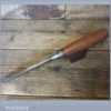 Vintage I Sorby Carpenter’s 3/8” Mortice Chisel Boxwood Handle - Sharpened Honed