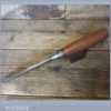 Vintage I Sorby Carpenter’s 3/8” Mortice Chisel Boxwood Handle - Sharpened Honed