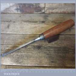 Vintage I Sorby Carpenter’s 3/8” Mortice Chisel Boxwood Handle - Sharpened Honed